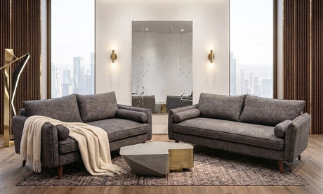 Vanti Grey 2-Piece Living Room Set from Decor Furniture