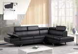 Moderno White Sectional sofa side view