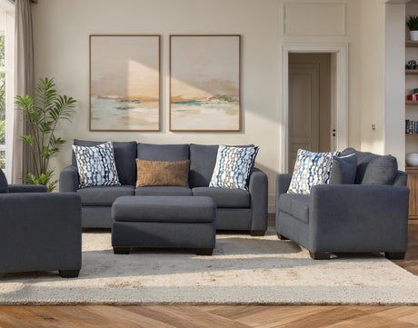 Behold Blue Sofa & Loveseat Set from Decor Furniture