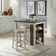 Nuni Two-Tone Counter Height Table + 2 Chairs from Decor Furniture