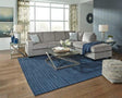 Ashley 872-14 sectional sofa front view in Alloy