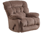 Zay Chateau rocker recliner reclined position side view