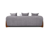 Stylus Pewter Chair from rear angle