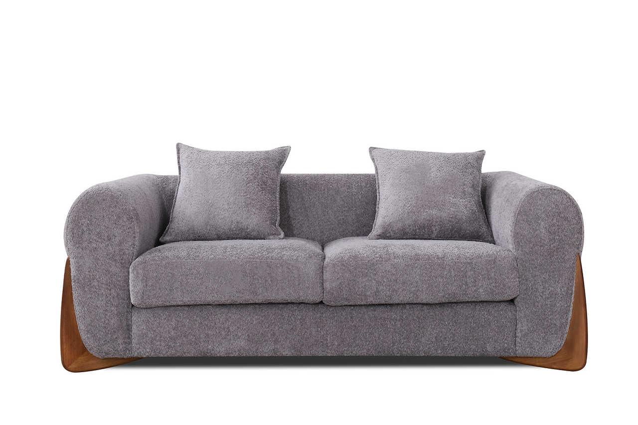 Stylus Pewter Chair showing cushioned seat