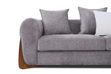 Stylus Pewter Chair living room placement