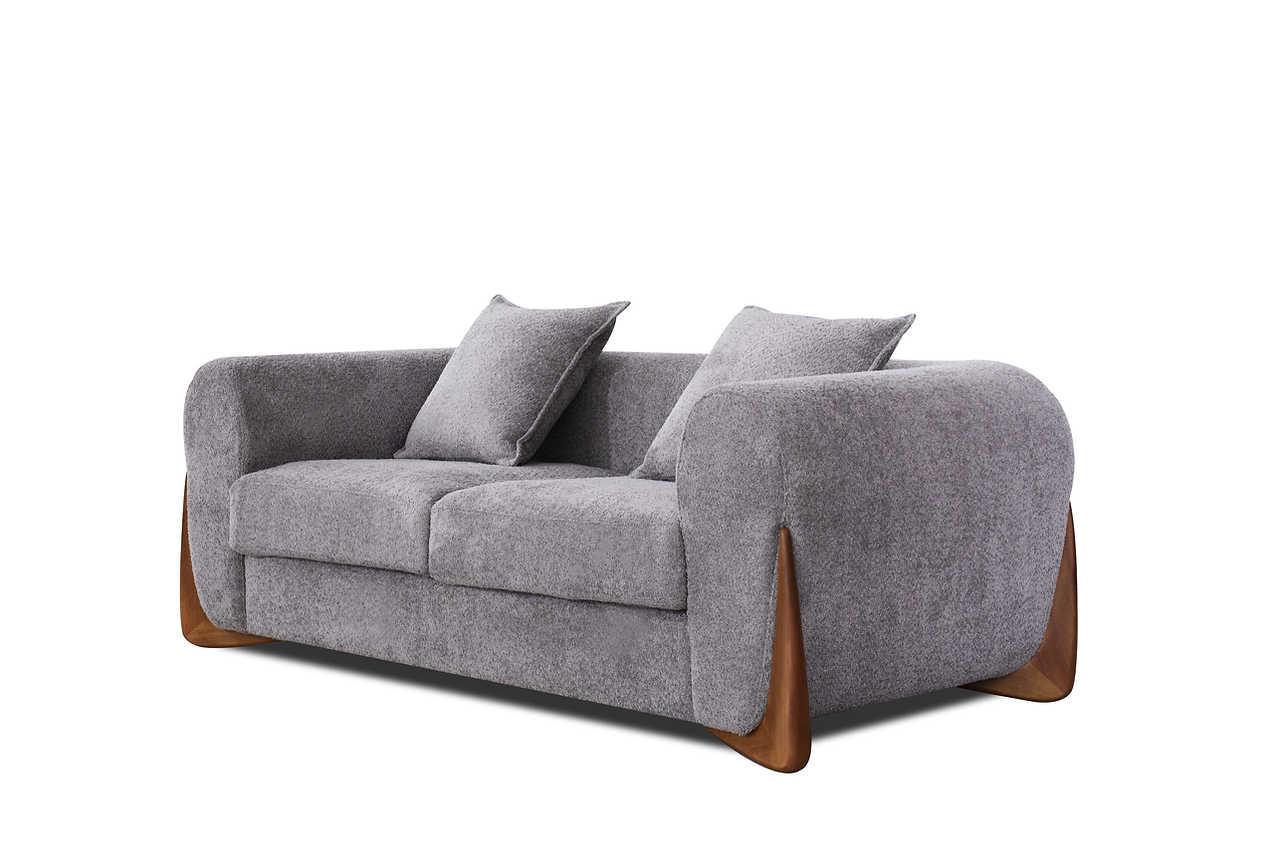 Stylus Pewter Chair fabric texture close
