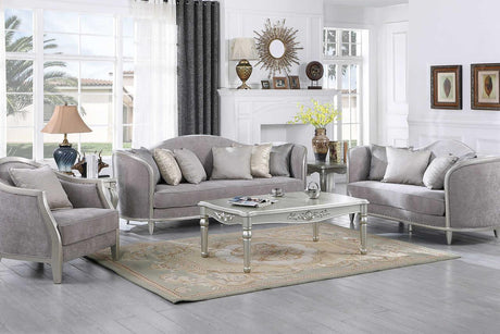 Bellisimo Grey Living Room Set main sofa front view