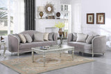 Bellisimo Grey Living Room Set side angle view