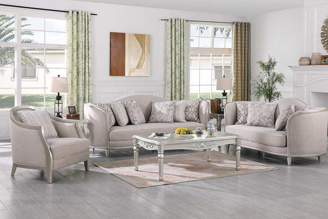 Bellisimo Light Grey Living Room Set main view