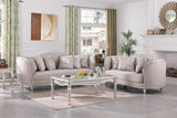Bellisimo Light Grey Living Room Set side view