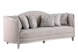 Bellisimo Light Grey Living Room Set side angle