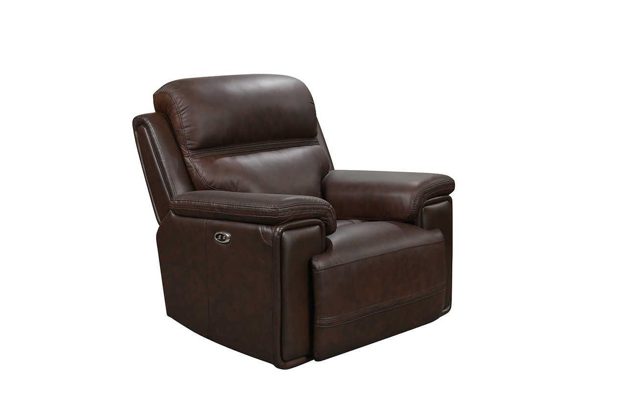 Angled front view of El Paso reclining loveseat with console