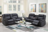 Max Grey reclining recliner close-up