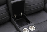 Max Grey sofa reclining mechanism detail