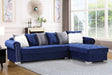 Main view of Milan Blue Sectional sectional sofa