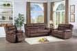 Miami Micro Recliner in microfiber upholstery, angled side view