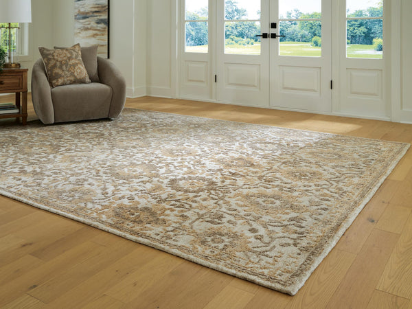 Sableridge Ivory/Taupe/Camel Extra Large Rug from Decor Furniture