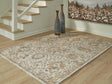 Sableridge Ivory/Taupe/Camel Medium Rug from Decor Furniture