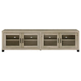 Entertainment Center showing Adjustable Shelves