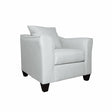 Salizar Upholstered Track Arm Accent Chair in grey mist front view