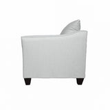 Back view of Salizar Upholstered Track Arm Accent Chair grey mist