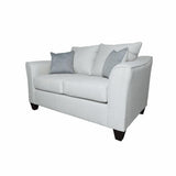 Salizar Loveseat flared track arm detail