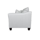 Attached seat and back cushions on Salizar Loveseat