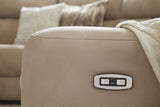 Next-Gen Durapella Sand Microfiber 4-Piece Power Reclining Sectional - image 3