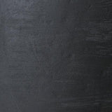 Scarbot Table Lamp Pair in distressed black on wooden sideboard