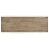 Scottsdale Wood Trestle Base Dining Bench dining room setting