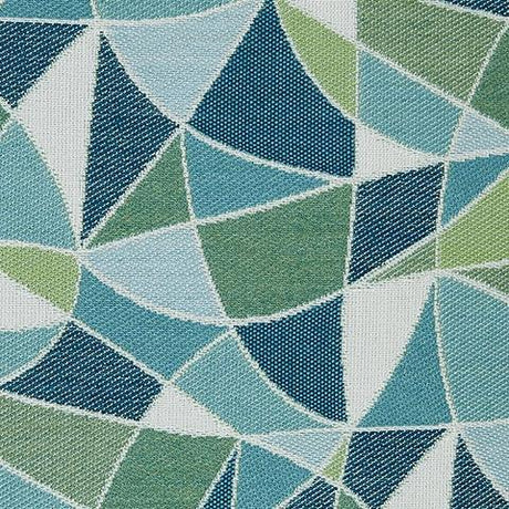 Seanow Next-Gen Nuvella set of 4 pillows green turquoise white pattern