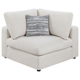 Serene 6-Piece Beige Upholstered Modular Sectional Sofa room atmosphere