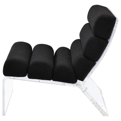 Serreta Boucle Accent Chair displayed in a modern living room