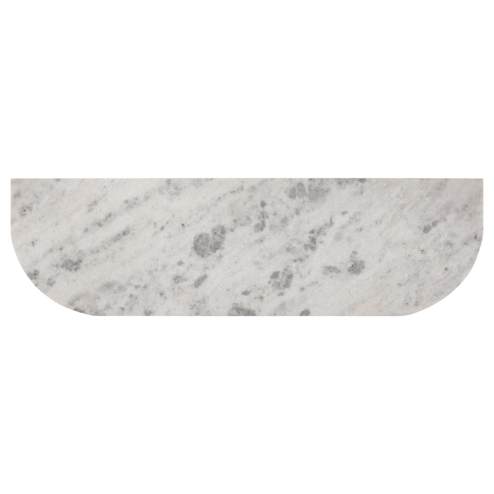 Top view of marble surface on server