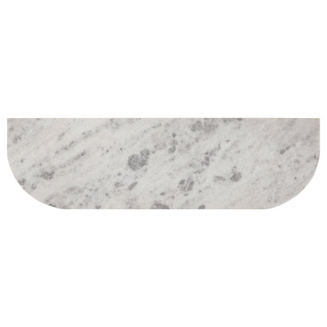 Top view of marble surface on server