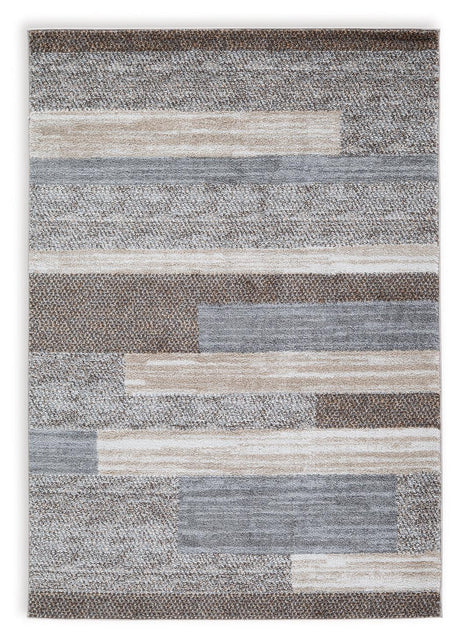Close-up of Sethburn Large Rug showing the striped pattern
