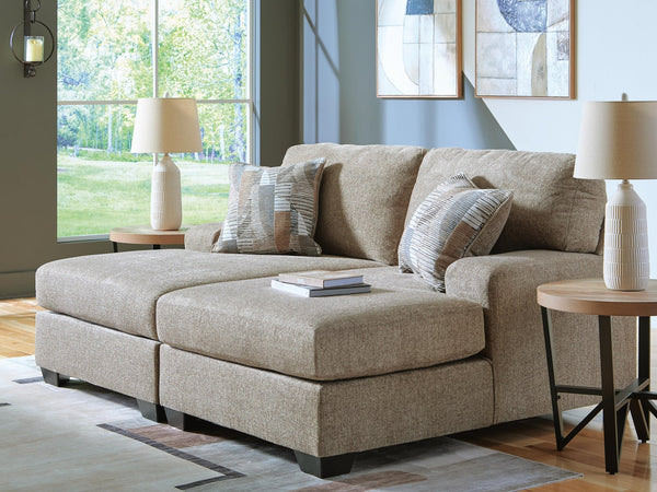 Newellen Hemp Chenille 2-Piece Super Chaise - image 1