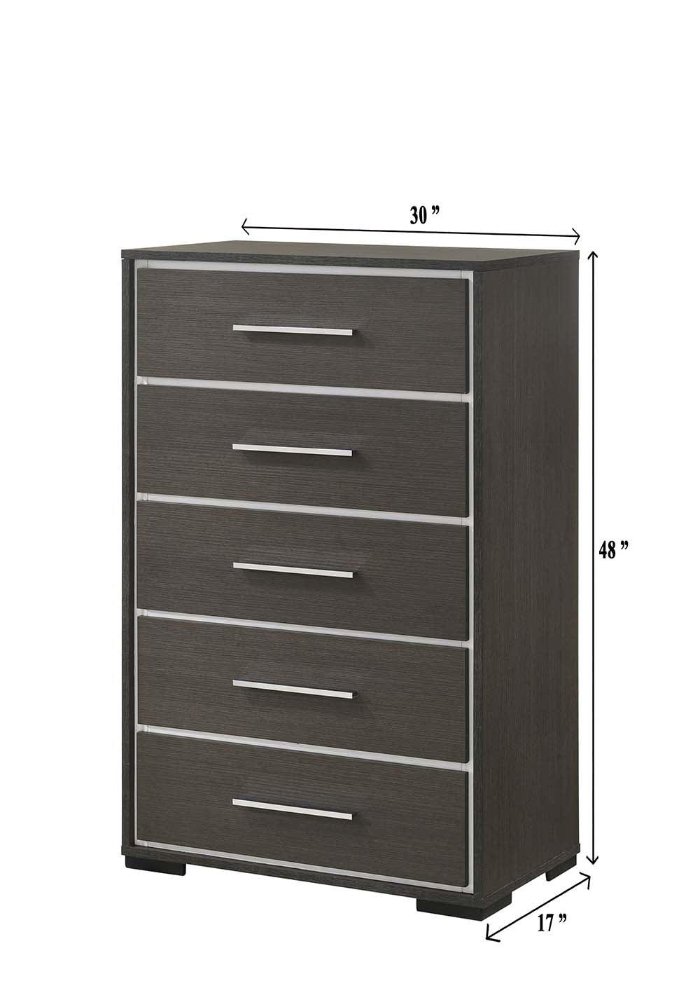 Sharpe Chest in modern bedroom setting
