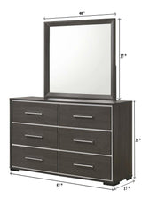 Sharpe dresser with open drawer showing storage space