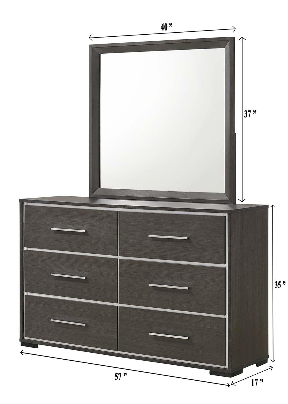 Sharpe Twin Bed complete view in bedroom setting