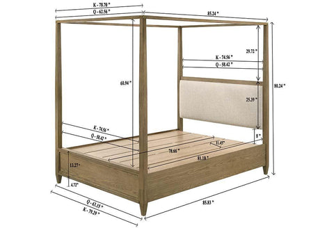 Sienna Brown dresser corner detail