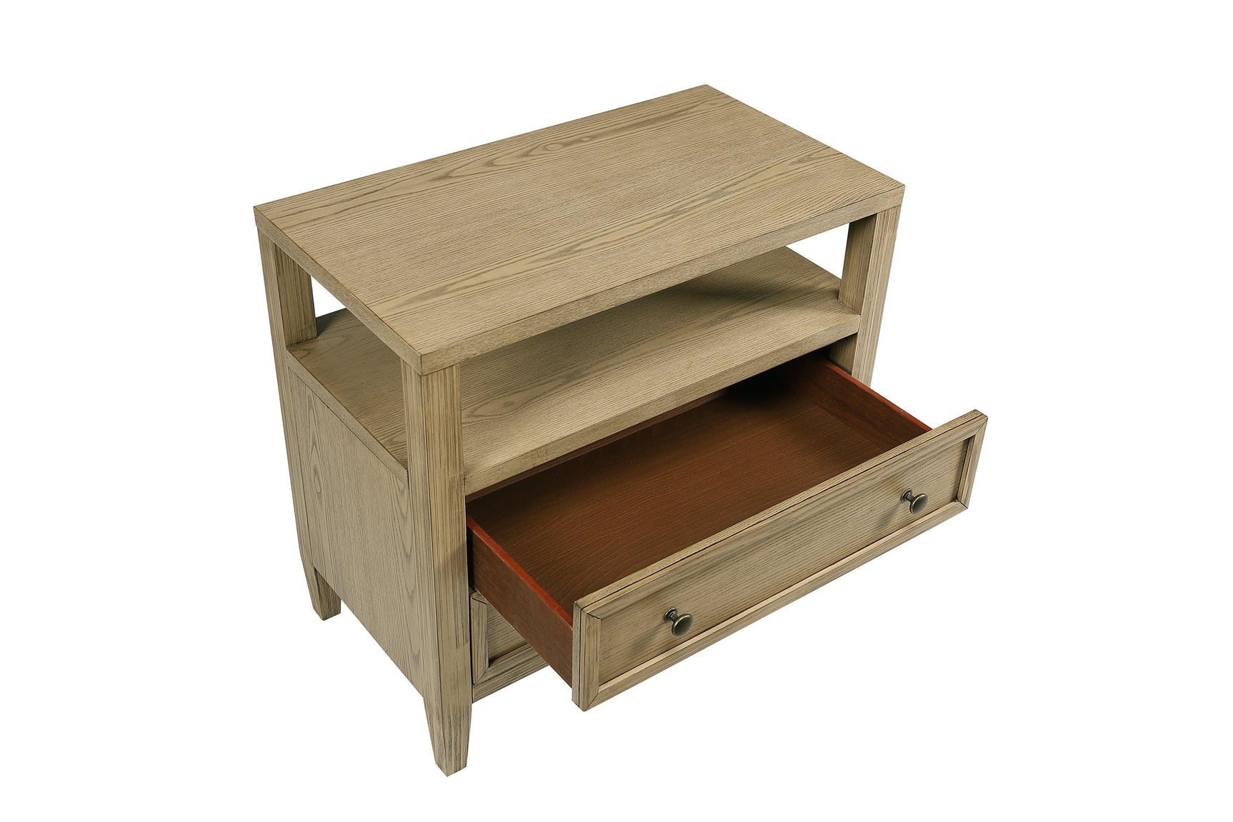Sienna Brown Modern Contemporary Solid Wood And Veneers King Bed - Ella Furniture