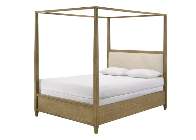 Sienna Brown Modern Contemporary Solid Wood And Veneers King Bed - Ella Furniture