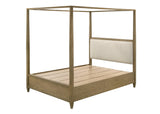 Sienna Brown Modern Contemporary Solid Wood And Veneers King Bed - Ella Furniture