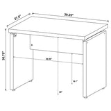 File cabinet casters visible under cabinet