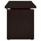 Rolling file drawer on Skylar L-Shape Computer Desk