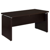Slim shelf space on side of Skylar L-Shape Desk