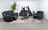 Sloane recliner chair positioned in living room