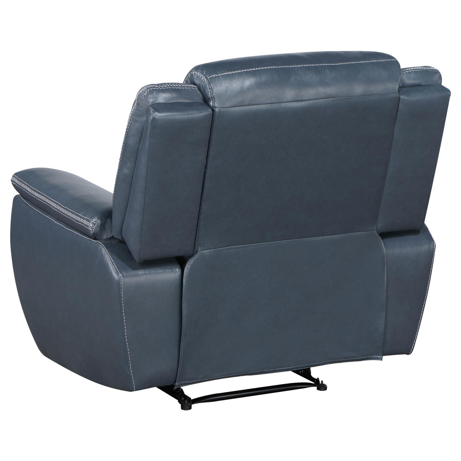 Side profile showing manual recline lever