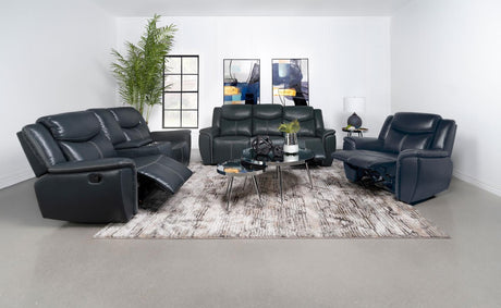 Sloane sofa cup holders and power outlet detail